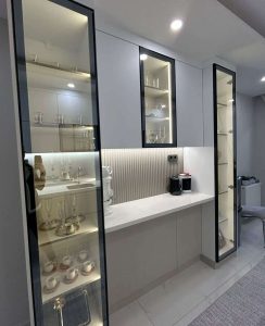 Kahraman Marangoz Mutfak Dolabı Karşısı & Kahve Köşesi Modelleri